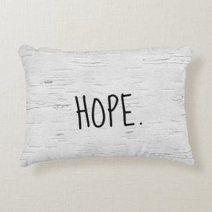 HOPE Texte sur le Coussin d'accentuation de l'arbr