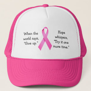 Hope Whers Cancer Ribbon Casquette