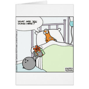 Hôpital de Bowling T-shirts drôles Cartes Mugs Cad