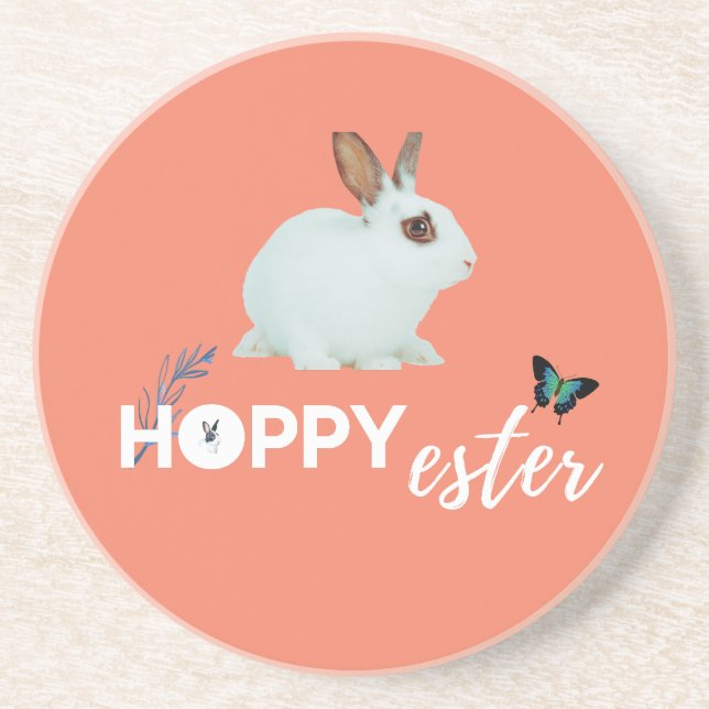 Hoppy Ester Funny Dessous de verre de design (Devant)