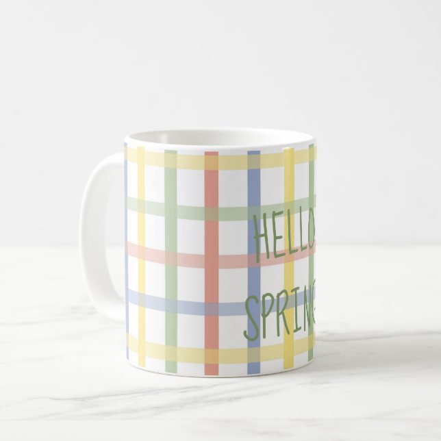 Hoppy Spring Home Décor Café Mug (Devant gauche)
