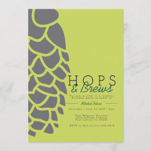 Hops & Brews   Invitation de la Brasserie