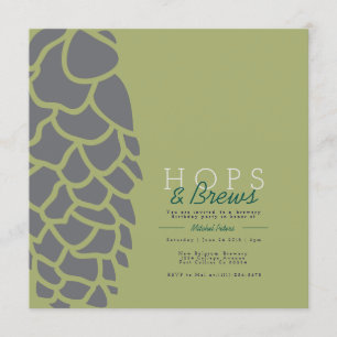 Hops & Brews   Invitation de la Brasserie