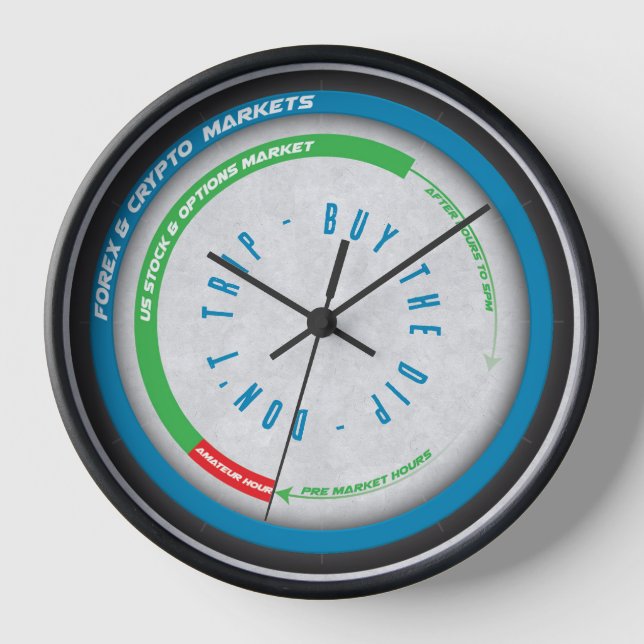 Horaire du marché Horloge de négociation (Recto)