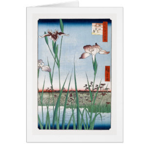 Horikiri Iris Garden Hiroshige Art japonais