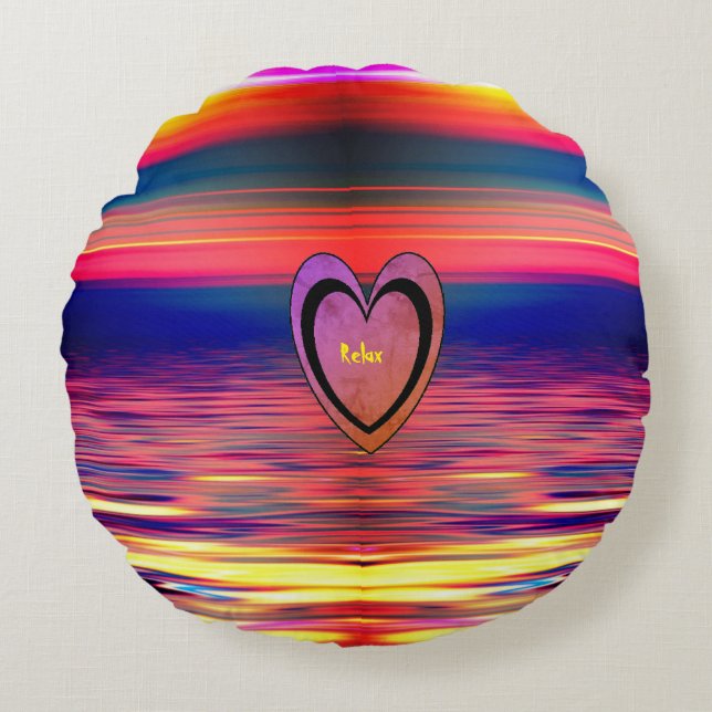 Horizon Abstrait - Coussin Accent (Devant)