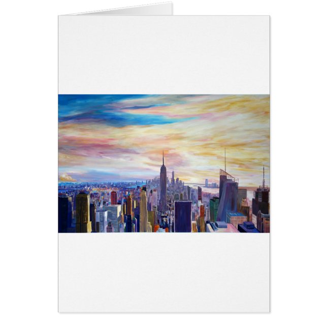 Horizon de New York City Manhatta (Devant)
