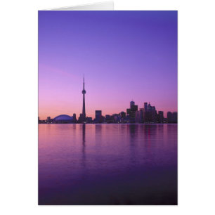 Horizon de Toronto la nuit, Ontario, Canada