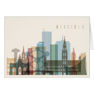 Horizon de ville de Bruxelles, Belgique  