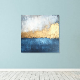 Horizon d'or - Toile Abstraite