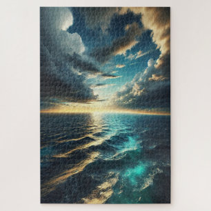 Horizon Océan Cinématique - Puzzle d'Art