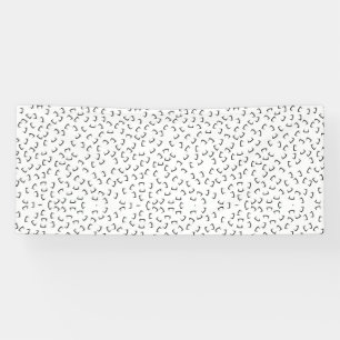 Horizontal, Iridium, Bannière d'anguille noire