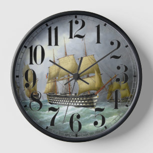Horloge 1er cuirassés à vapeur 1884