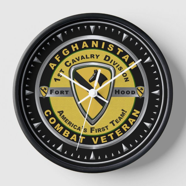 Horloge 1re division de cavalerie Vétéran de combat (Recto)