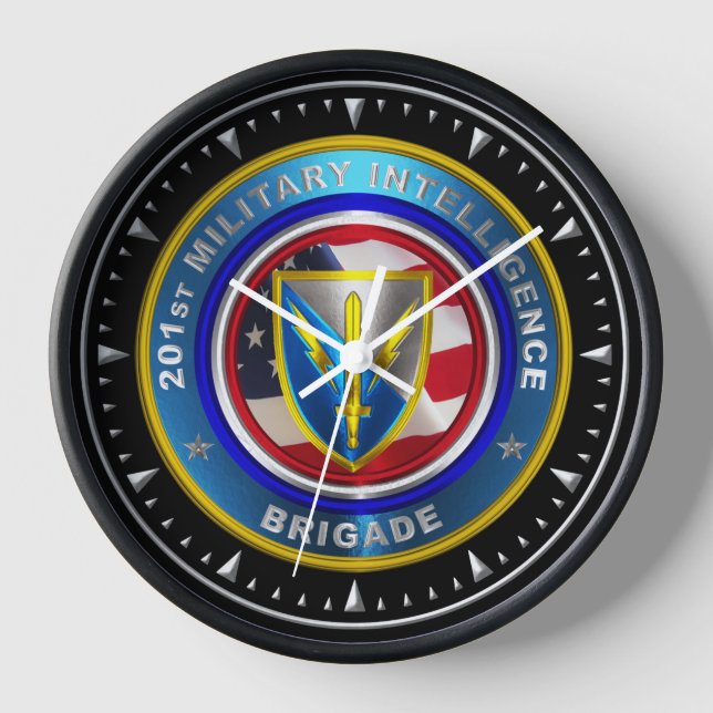 Horloge 201e brigade de renseignement militaire (Recto)