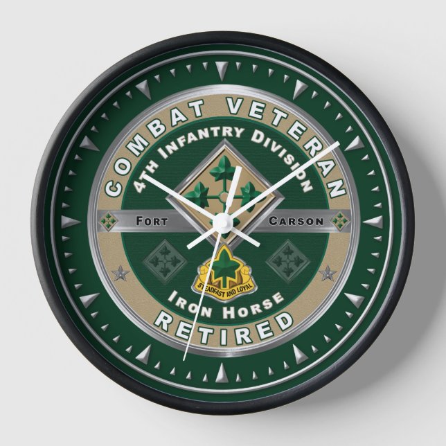 Horloge 4e division d'infanterie Ancien combattant à la re (Recto)