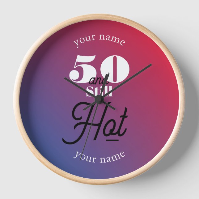 Horloge 5O et toujours chaud (Recto)