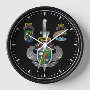 Horloge 75e Régiment de Rangers Afghanistan Vétéran