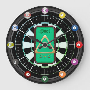 Horloge À 12 Balles (Billard)