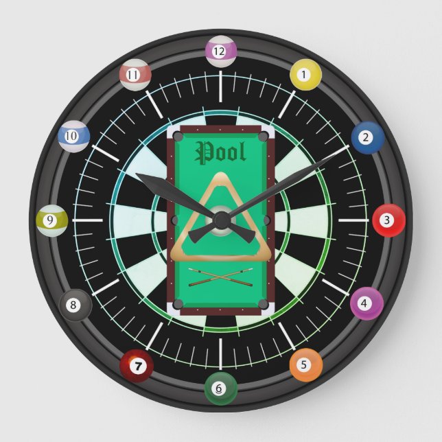 Horloge À 12 Balles (Billard) (Recto)