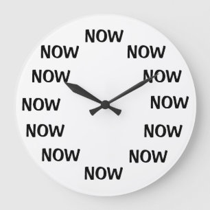Horloge à blague L'heure est maintenant Horloge de