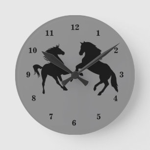 Horloge à cheval avec couleurs personnalisées et p