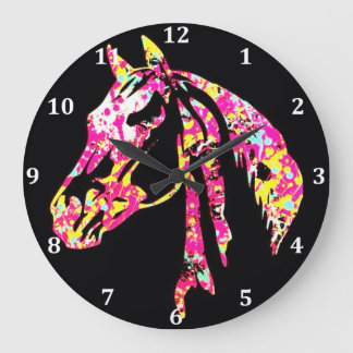 Horloge à cheval, belle couleur