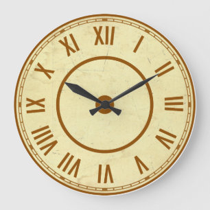 Horloge à chiffres romains vintage
