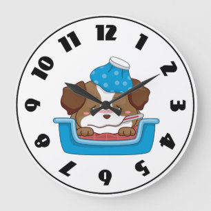Horloge à chiot malade