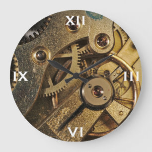 Horloge : à cœur de laiton. Mécanisme de montre