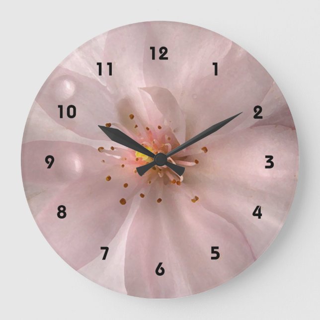 Horloge à fleurs de cerisier Sakura (Recto)