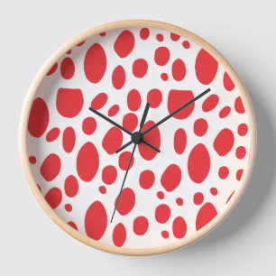Horloge à motif abstrait moderne