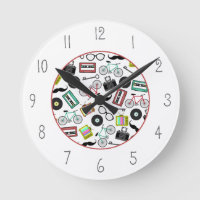 Horloge À Thème Hipster