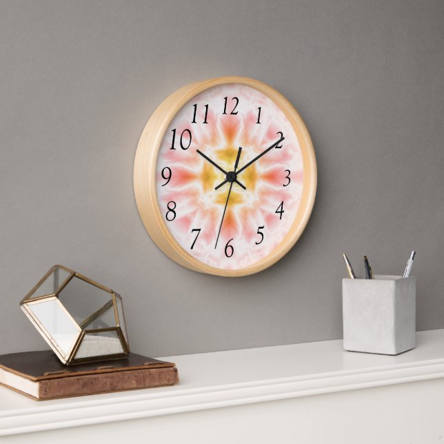 Horloge Abstrait lumineux  (Bureau)