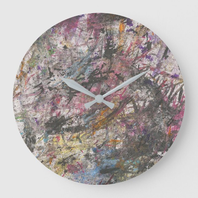 Horloge Abstraite "Confetti Too" (Recto)