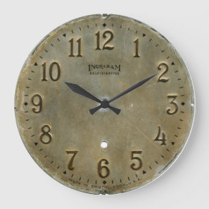 Horloge affligée par antiquité