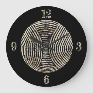 Horloge africaine de bouclier