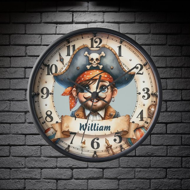 Horloge Ahoy Time ! Pirate Adventure Wall Clock (Créateur téléchargé)