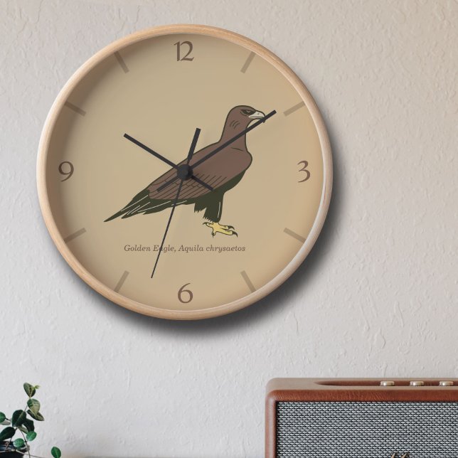 Horloge Aigle d'or (Golden Eagle Wall Clock)
