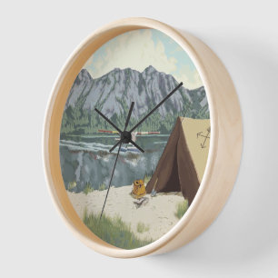 Horloge Alaska Bush Avion Et Pêche Voyage
