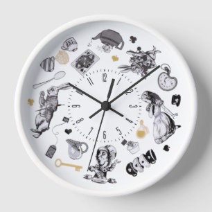 Horloge Alice au pays des merveilles