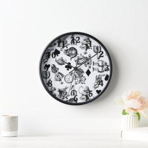 Horloge Alice White Rabbit Wonderland Classic