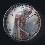 Horloge Alien Créature Science Fiction<br><div class="desc">Produits d'art Imaginaire de The Lunarium.</div>