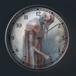 Horloge Alien Créature Science Fiction<br><div class="desc">Produits d'art Imaginaire de The Lunarium.</div>
