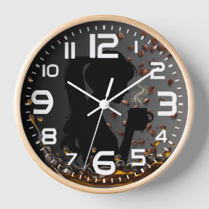 Horloge All you need is coffee