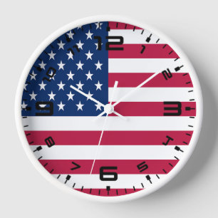 Horloge American USA Flag Pride Design-76353