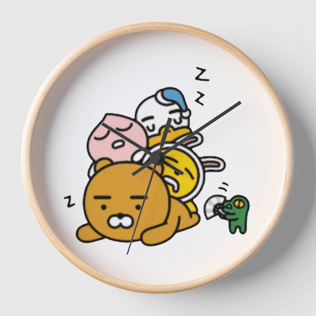 Horloge Amis Kakaotalk (Zzzz) (Recto)