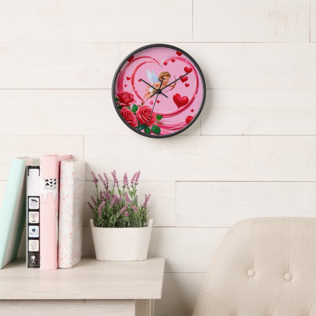 Horloge Amour & Romance – Édition spéciale de la Saint-Val (Salle de lecture)