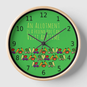 Horloge An allotment is a friend you can visit anytime