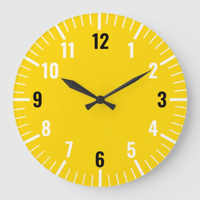 Horloge analogique Chic Gold avec chiffres (Recto)